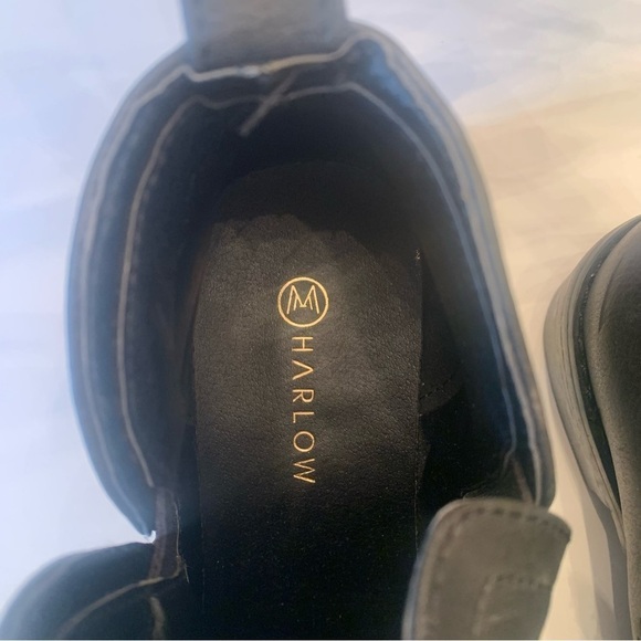 Harlow black  short ankle boot womanβs size 6 - Picture 5 of 12